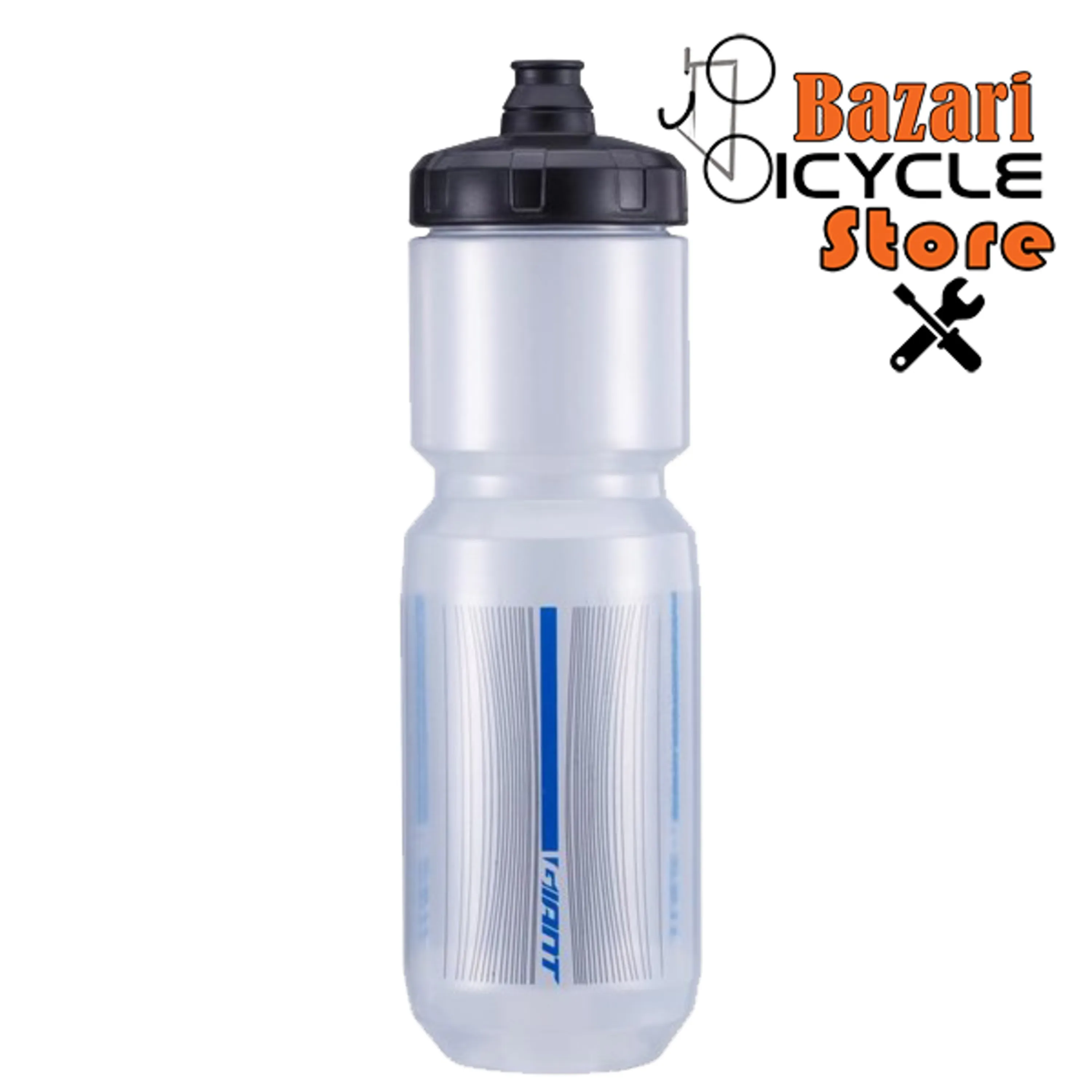 قمقمه 750میلی لیتری شفاف/آبی  جاینت (GIANT) مدل DOUBLE SPRING